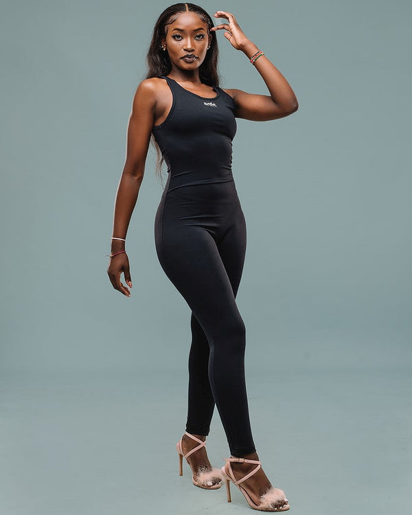 Sleeveless Jumpsuit - Black