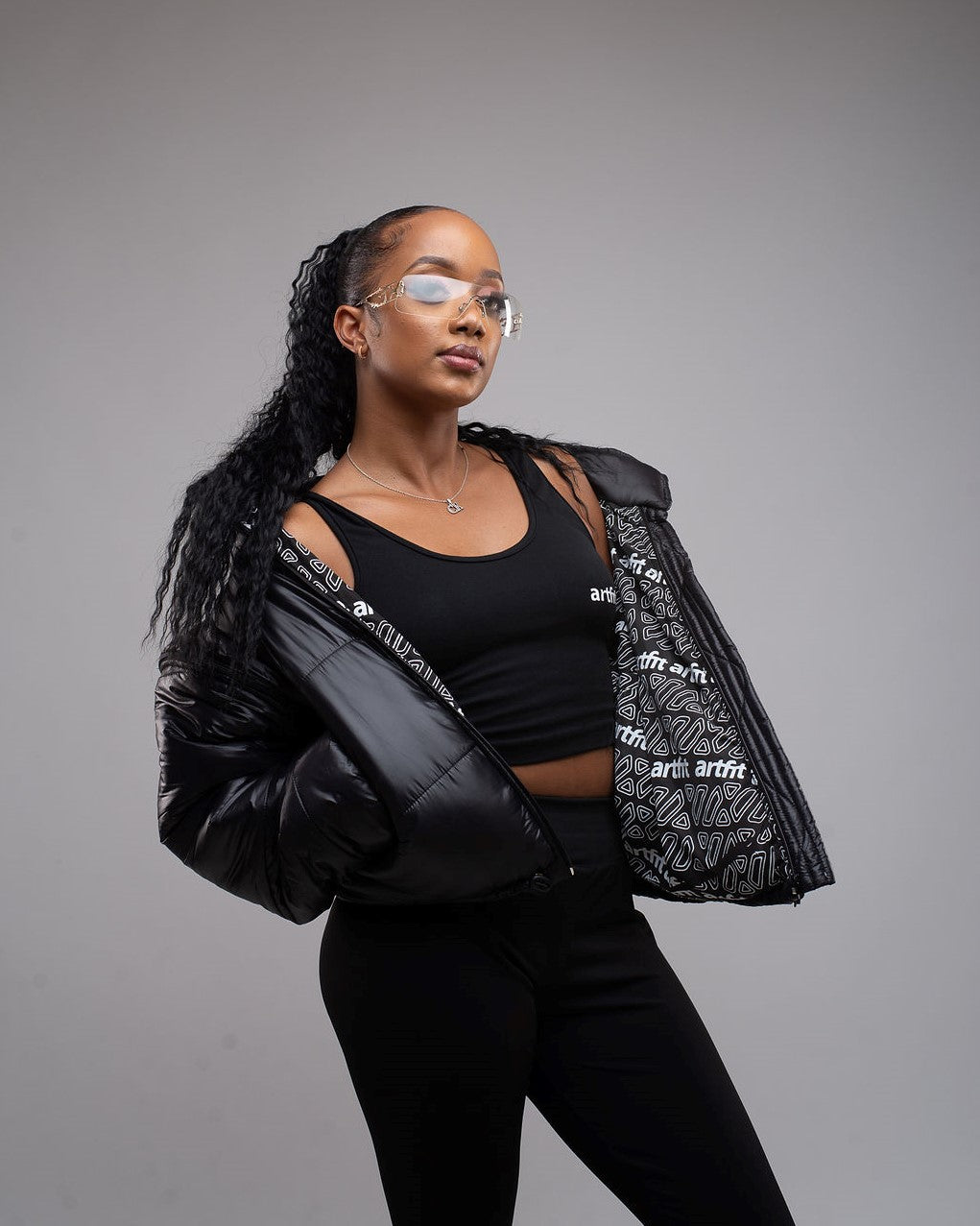 Classic Timeless Puffer Jacket- Black