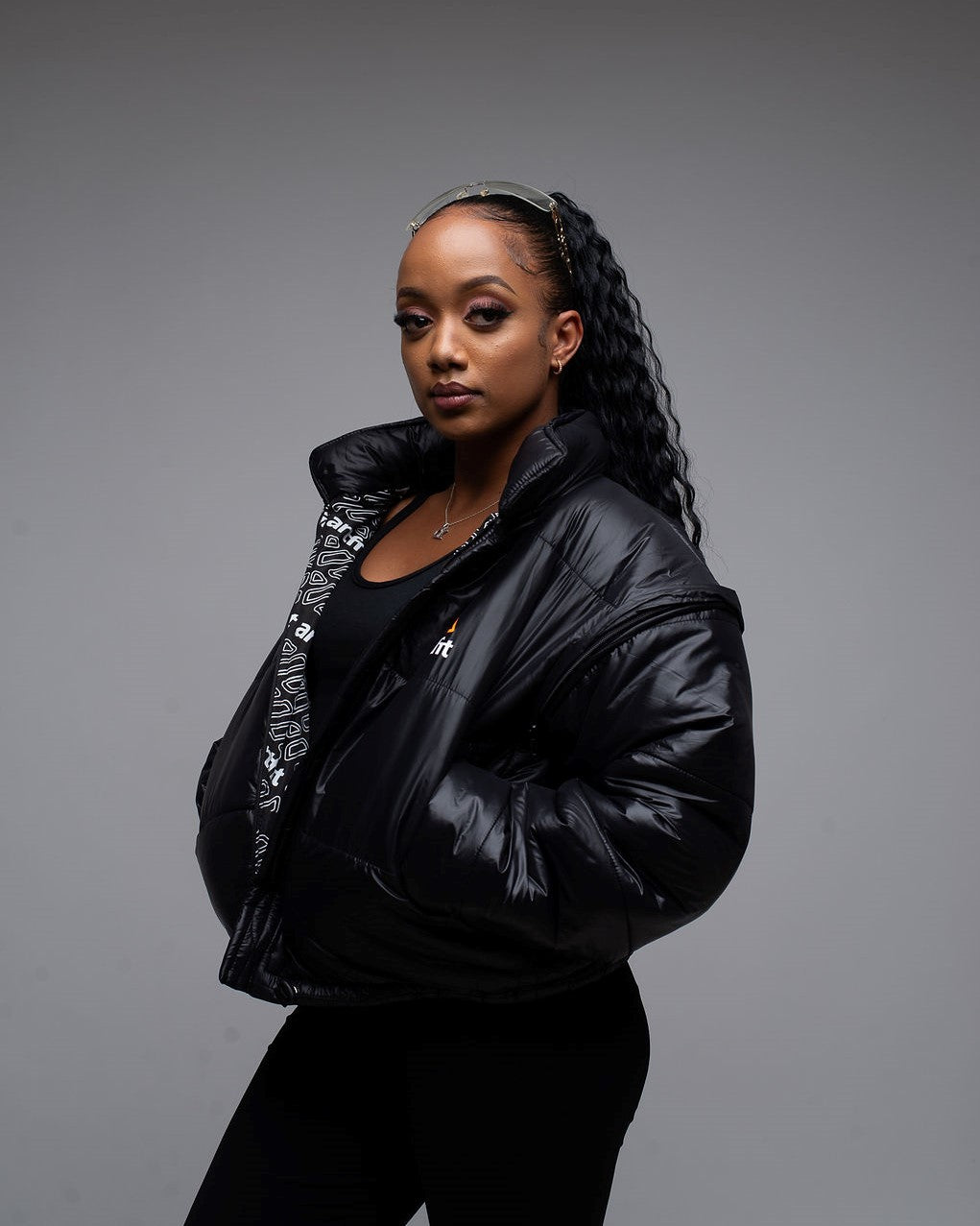 Classic Timeless Puffer Jacket- Black