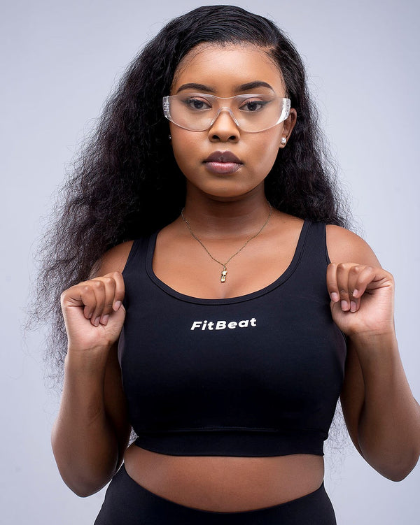 The Black Knight - Black Sports Bra