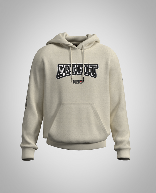 Kids Cream White Hoodie(Heavy Fabric)