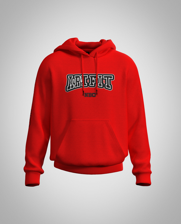 Kids Red Hoodie(Heavy Fabric)