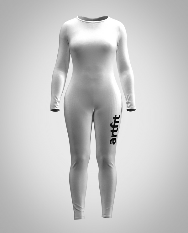 New Dawn Long Sleeve Jumpsuit - White