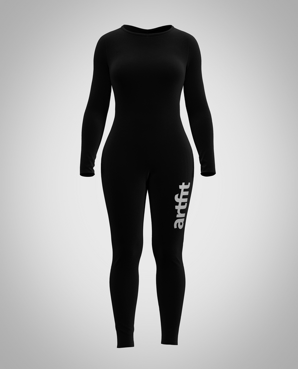 New Dawn Long Sleeve Jumpsuit- Black