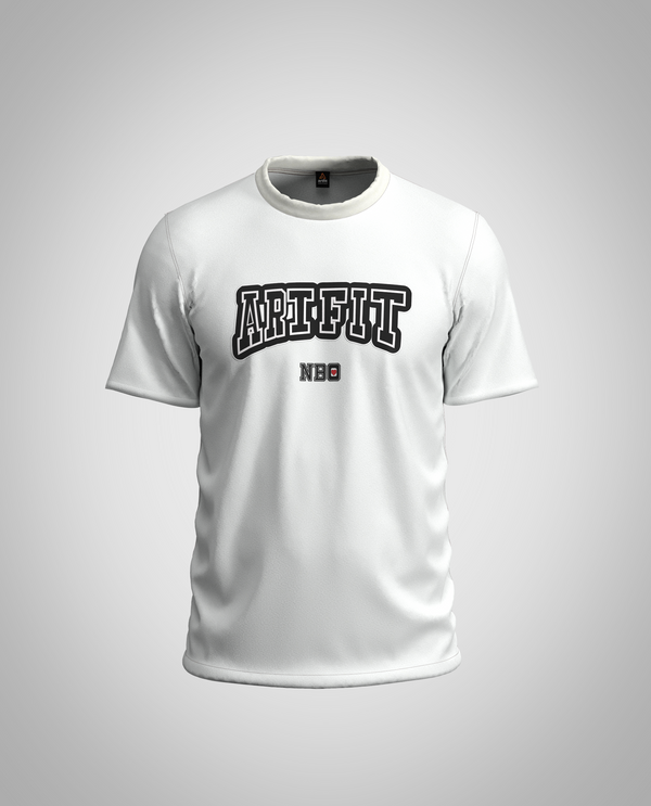 Kids White Short Sleeve T-Shirt