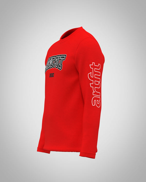 Kids Red Long Sleeve T-Shirt