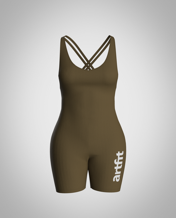 New Dawn Playsuit - Jungle Green