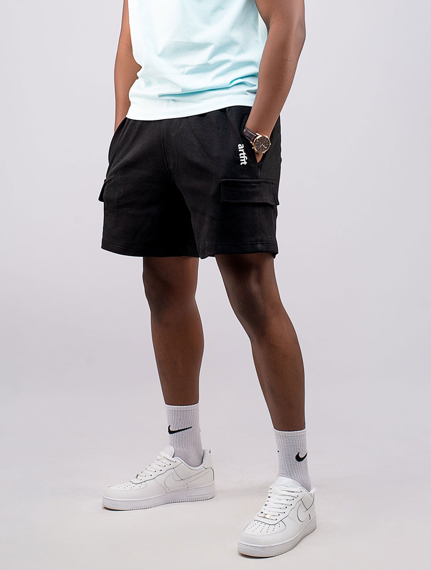 Rei Cargo Shorts Black