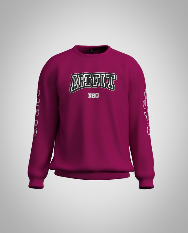 Kids Fuchsia Sweatshirt(Heavy Fabric)
