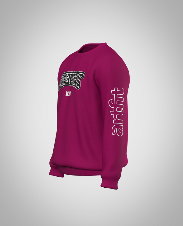 Kids Fuchsia Sweatshirt(Heavy Fabric)