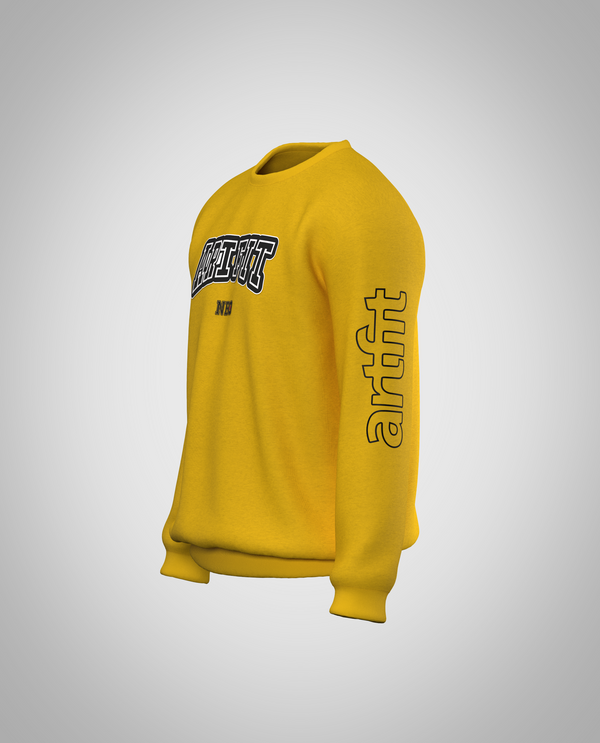 Mustard Yellow Sweatshirt(Heavy fabric)