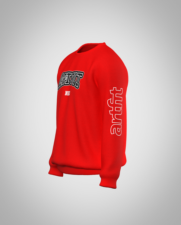 Kids Red Sweatshirt(Heavy Fabric)