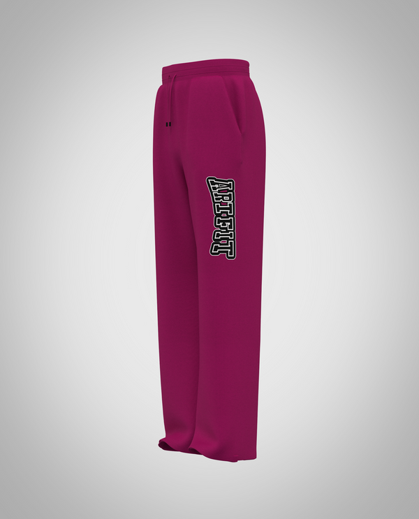 Fuchsia Wide Legged pants (Heavy Fabric)