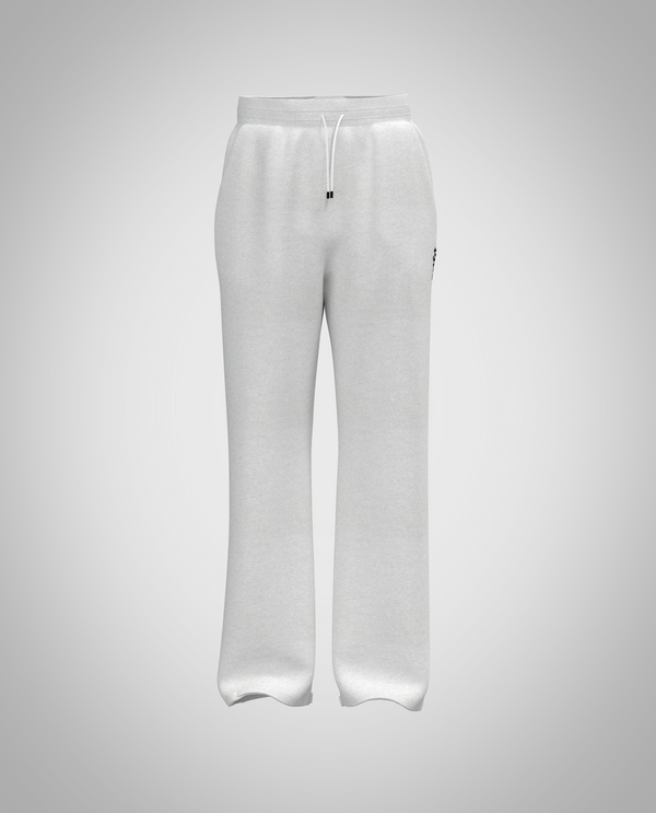 Kids White Wide Legged Pants(Heavy Fabric)