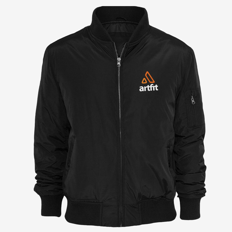 Unisex Bomber Jacket - Black