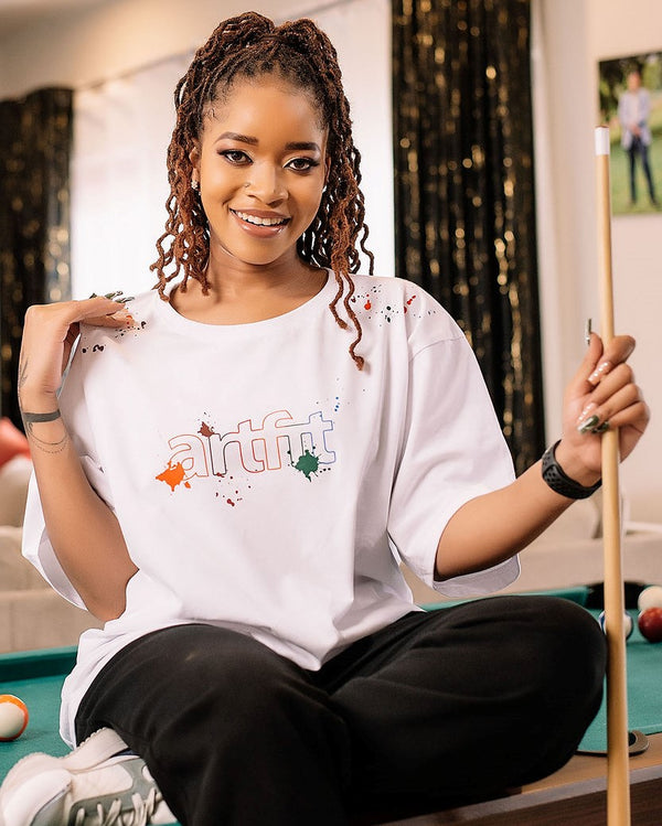 Splatter T-shirt - White