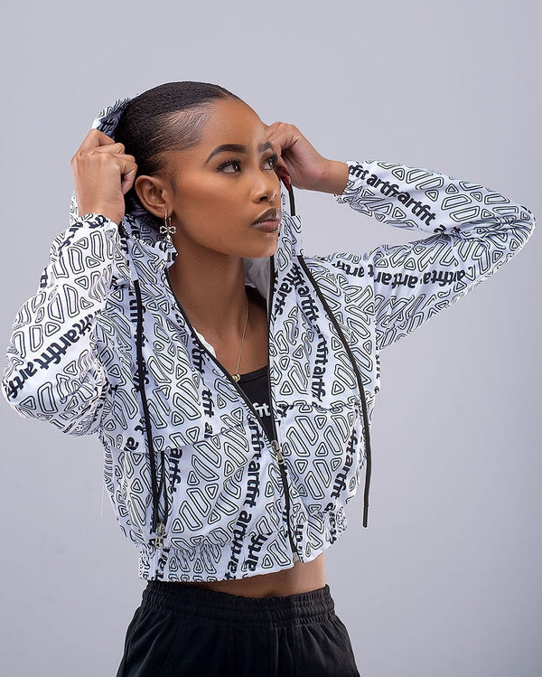 Zuri Jacket - White/Printed