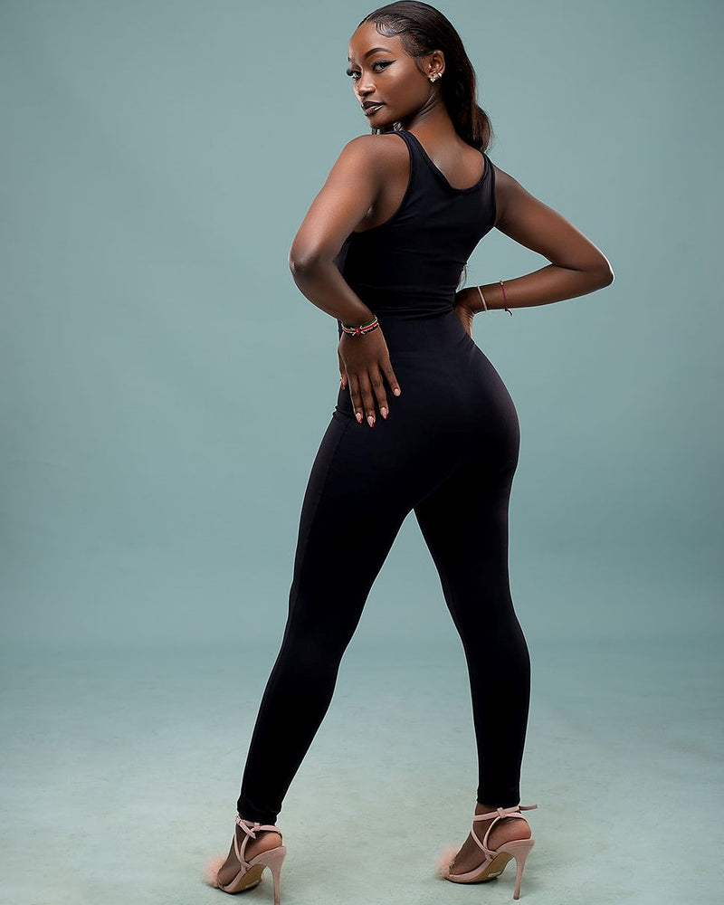 Sleeveless Jumpsuit - Black