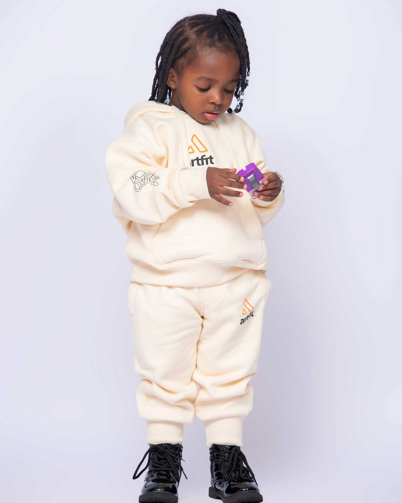 Sweatpant Set - Cream White