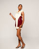 Body Tea Two Tone Sleeveless Hoodie Dress