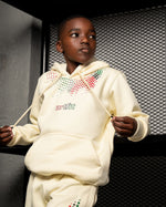 Kids Fahari Hoodie - Cream White