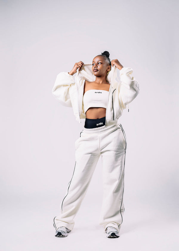 Rubi Wide Legged Pants - Cream White