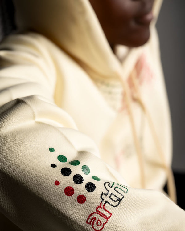 Kids Fahari Hoodie - Cream White