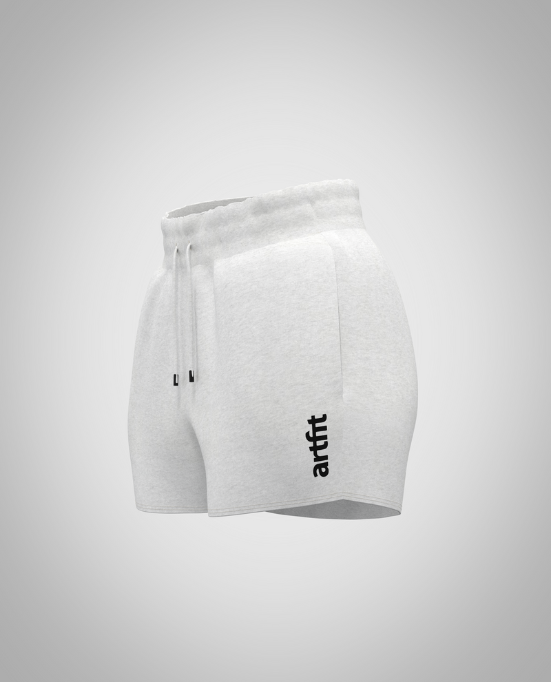 Booty Short - White (Heavy Fabric)
