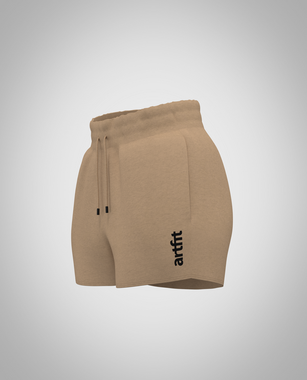 Booty Short - Light Brown (Heavy Fabric)