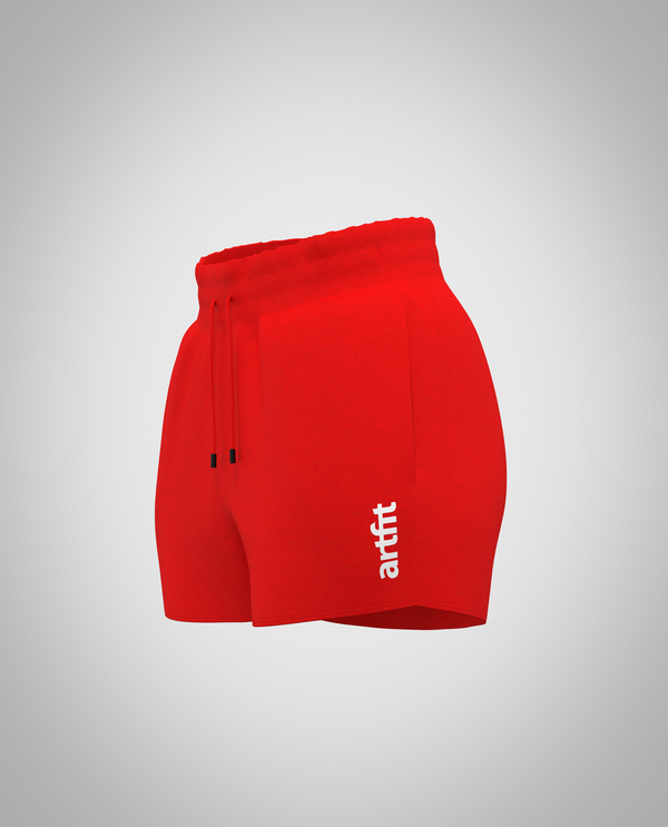 Booty Short - Red (Heavy Fabric)