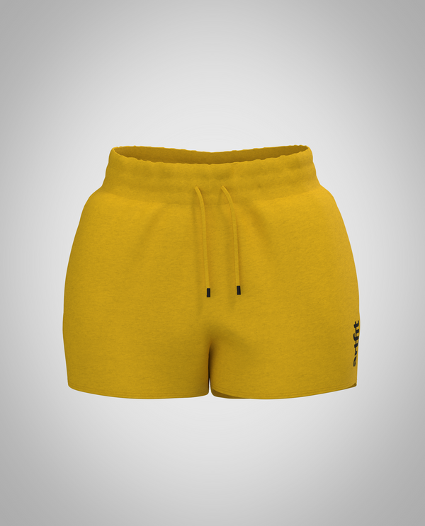 Booty Short - Mustard  Yellow (Heavy Fabric)