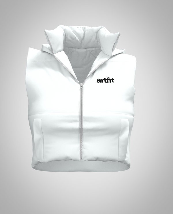 Cropped Sami Jacket - White