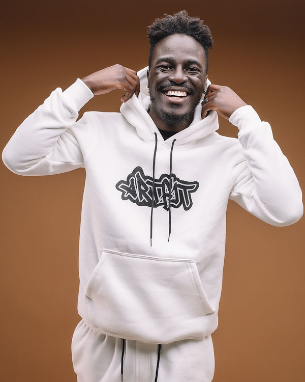 Classic Graffiti Hoodie - White