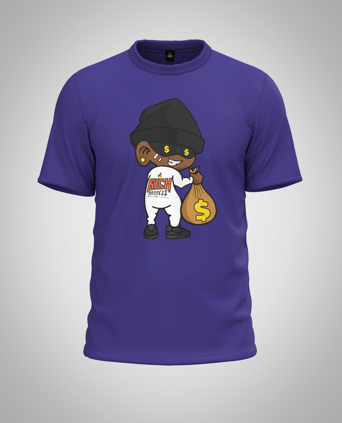 Kid Purple Short Sleeve Tshirt