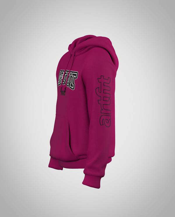 Kids Fuchsia Hoodie(Heavy Fabric)