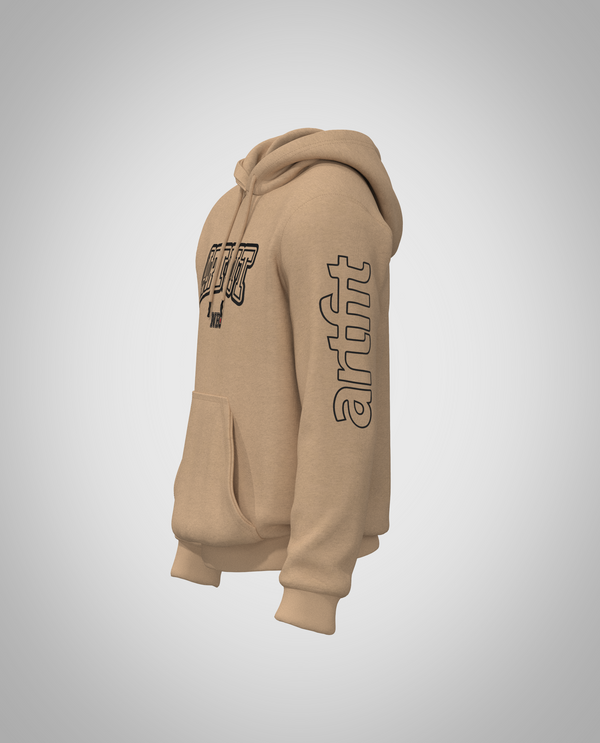 Light Brown Hoodie(Heavy fabric)