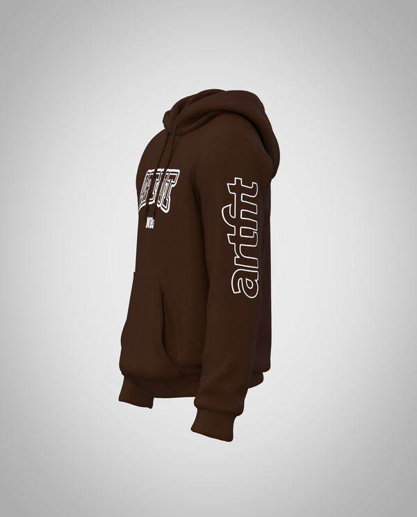 Dark  Brown Hoodie(Heavy fabric)