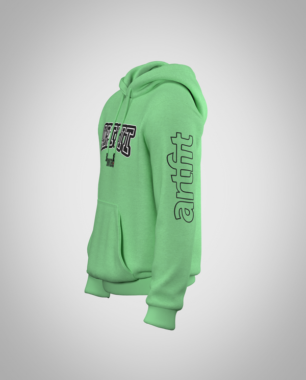 Kids Mint Green Hoodie(Heavy Fabric)