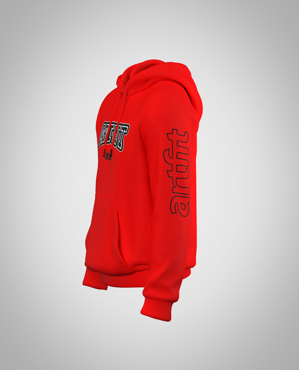 Kids Red Hoodie(Heavy Fabric)