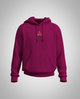 Fuchsia  Hoodie(Heavy fabric)