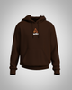 Dark  Brown Hoodie(Heavy fabric)