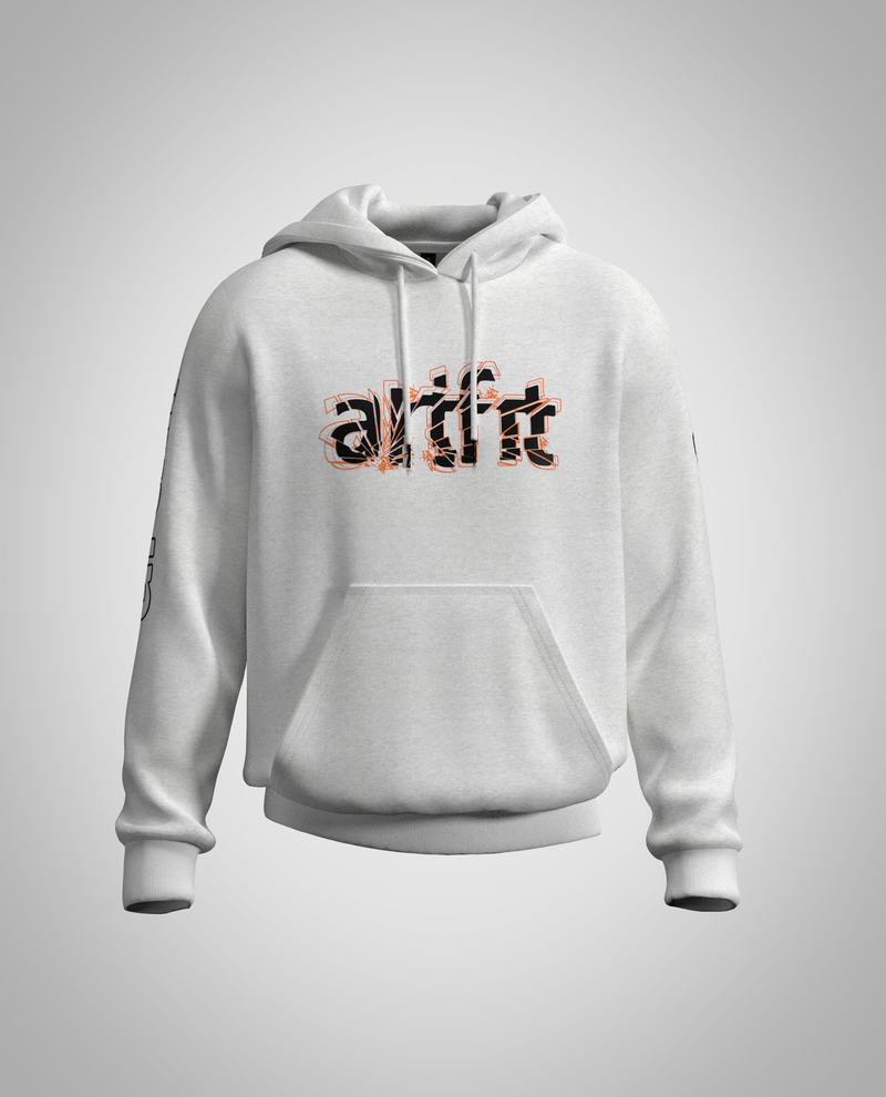 Kids White Hoodie(Heavy Fabric)