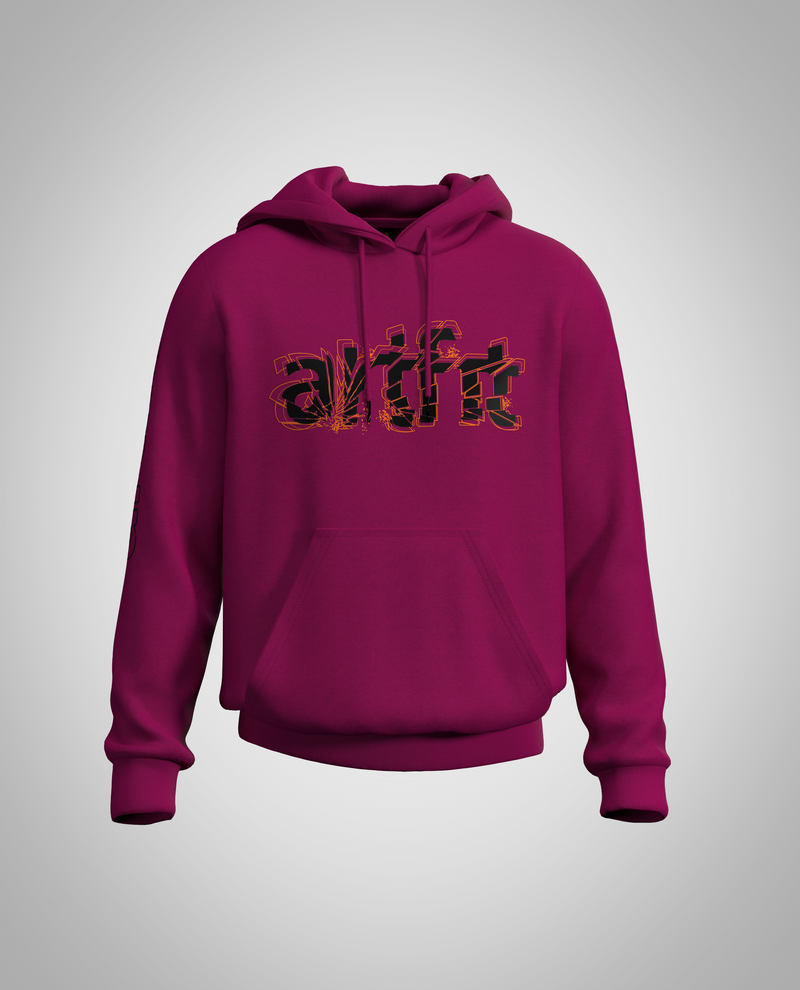 Kids Fuchsia Hoodie(Heavy Fabric)