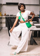 Zaria Pants and Top Set - White