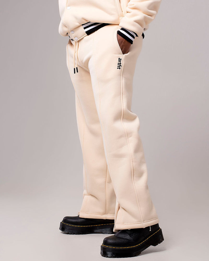 Cinched Sweatpants - Cream White