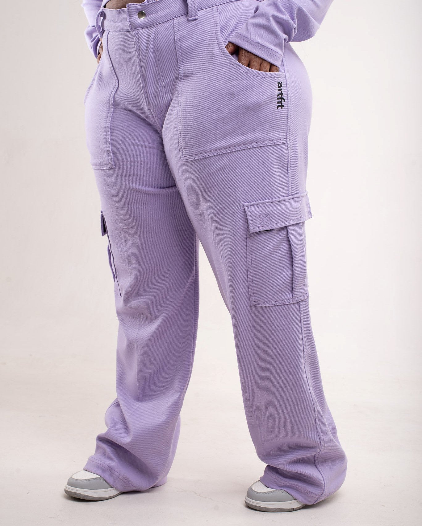 Luxury Twirl Parachutte Pants- Lavender