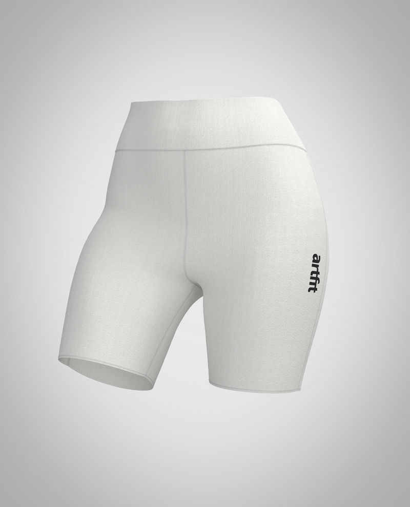 White Biker Shorts