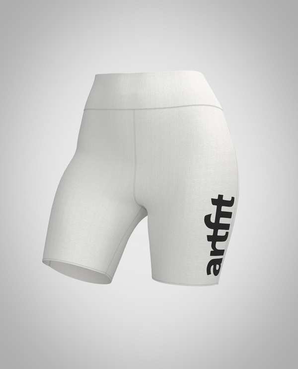 White Biker Shorts