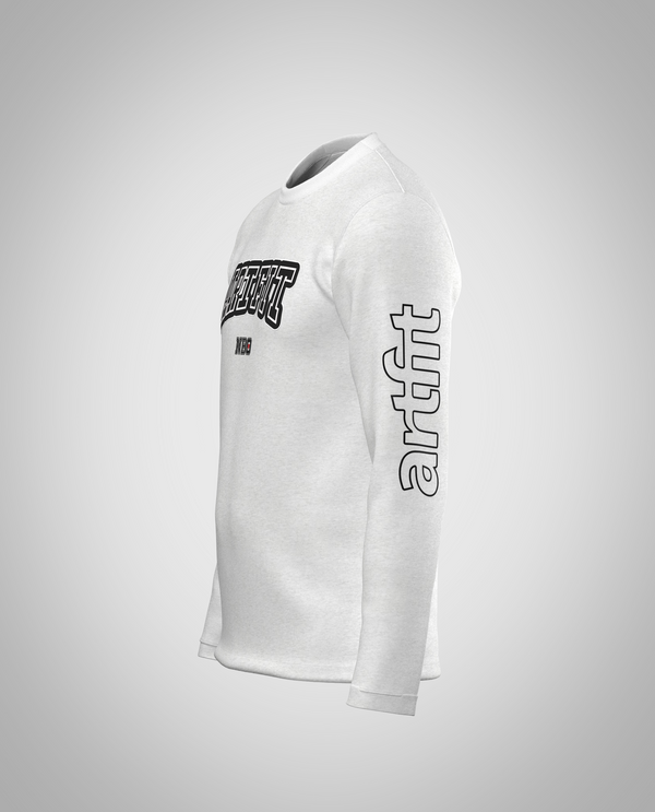 Kids White Long Sleeve T-Shirt