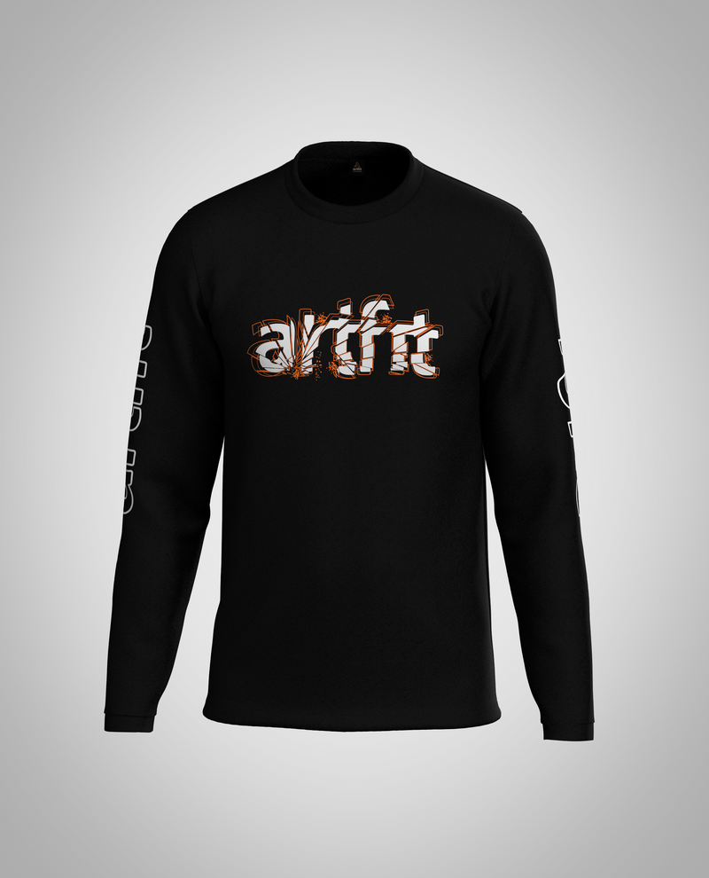 Kids Black Long Sleeve T-Shirt